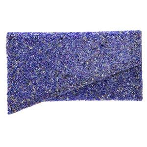 BEADED ASYMMETRIC EVNING CLUTCH NWT